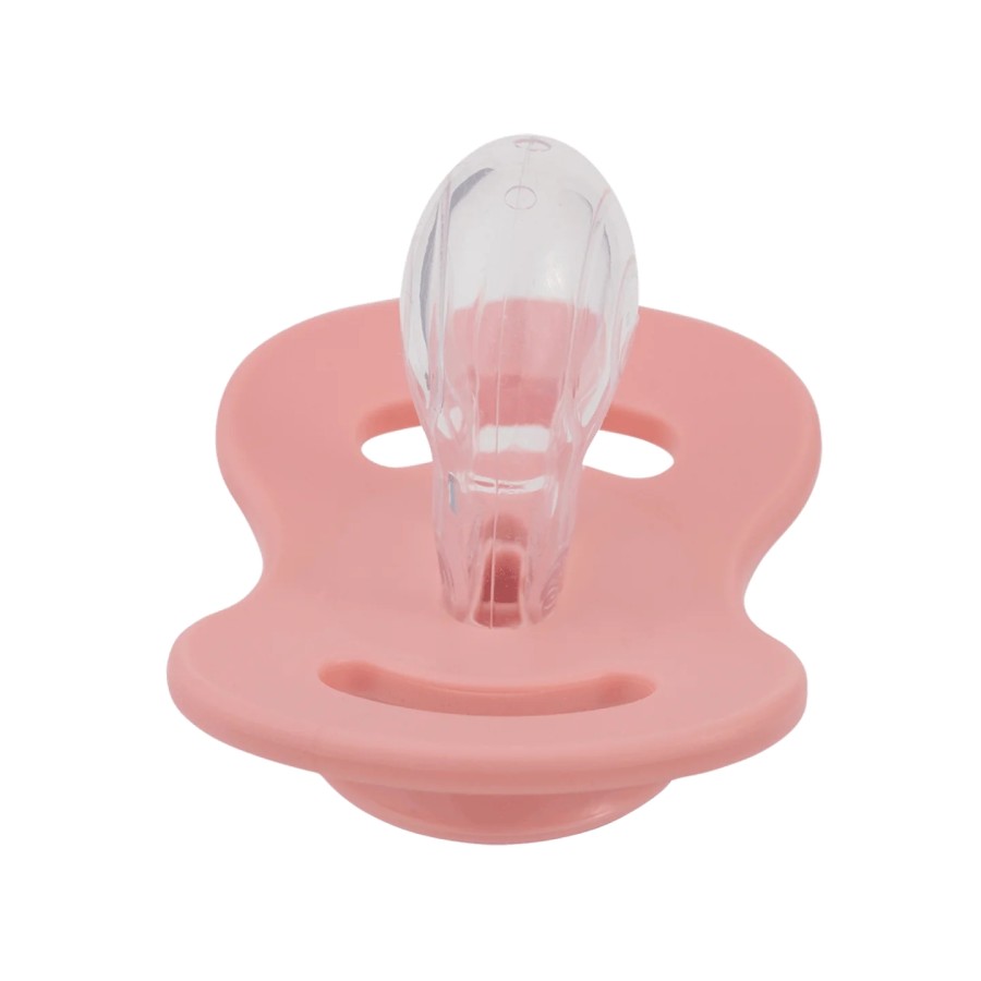Lullaby Planet Σετ 2 Πιπίλες Σιλικόνης Symmetrical Pink Coral & Lavender Breeze No 6+ Μηνών
