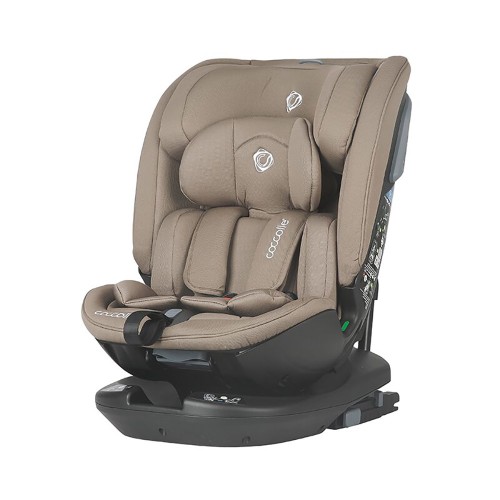 Coccolle Smart Baby Κάθισμα Αυτοκινήτου i-Size 40-150cm 360° Isofix Velsa Taupe Brown 0-36kg