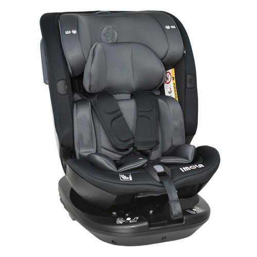 Bebe Stars Κάθισμα Αυτοκινήτου Imola Isofix i-Size 360° Black 0-36kg 923-188