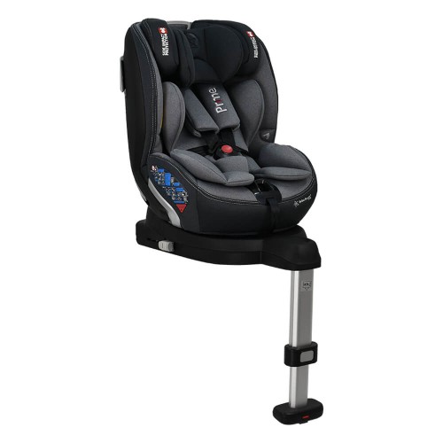 Bebe Stars Κάθισμα Αυτοκινήτου Prime 360° Isofix Grey 0-25kg