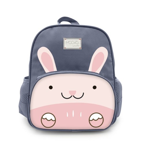 Nuvita Παιδικό Σακίδιο Πλάτης KiddieKit 8741 Dark Grey Bunny 30x25x12εκ.