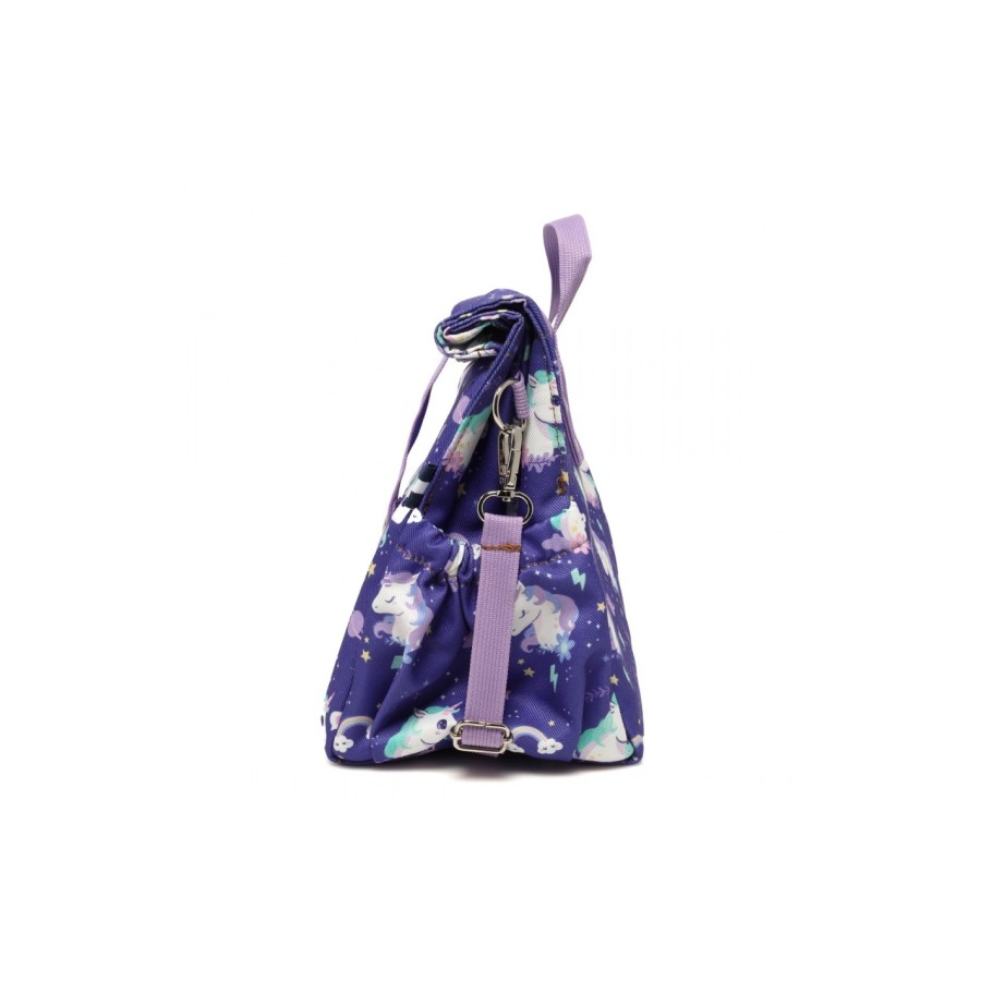 The Lunch Bags Original Ισοθερμική Τσάντα Φαγητού 5Lt Kids Purple Unicorn