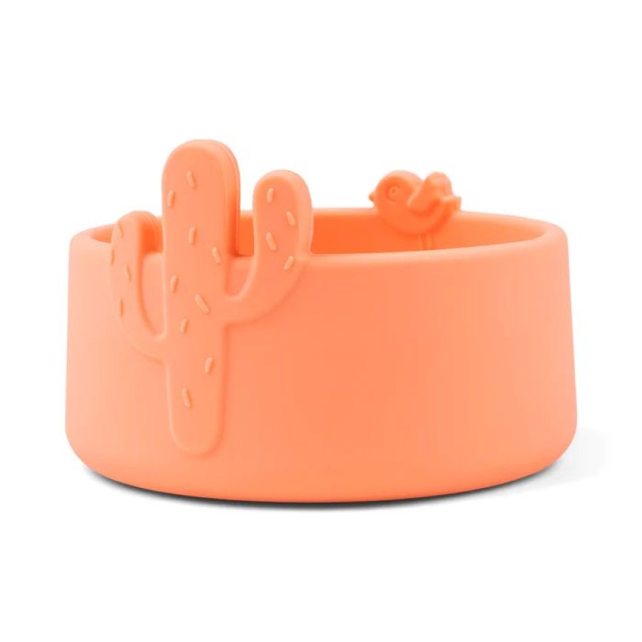 Done By Deer Σετ Μπολ Σιλικόνης Lalee Powder Coral 2τμχ.