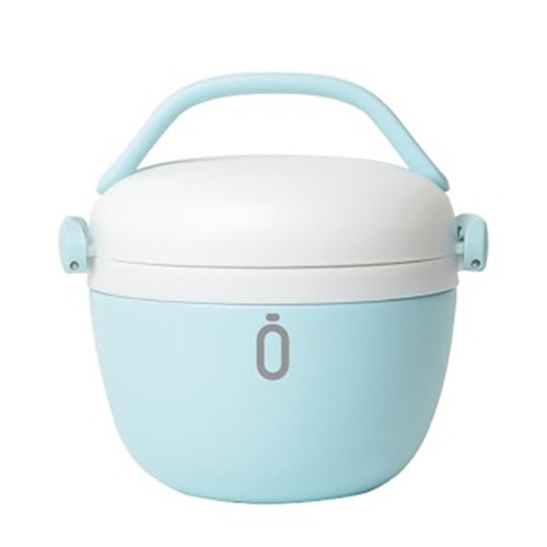 RunBott Θερμός Φαγητού Lunch Box με Κεραμική Επίστρωση 560ml White/Sky