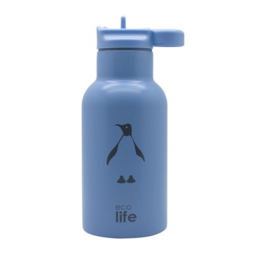 Ecolife Kids Ανοξείδωτο Παγούρι Θερμός 350ml Animals Penguin