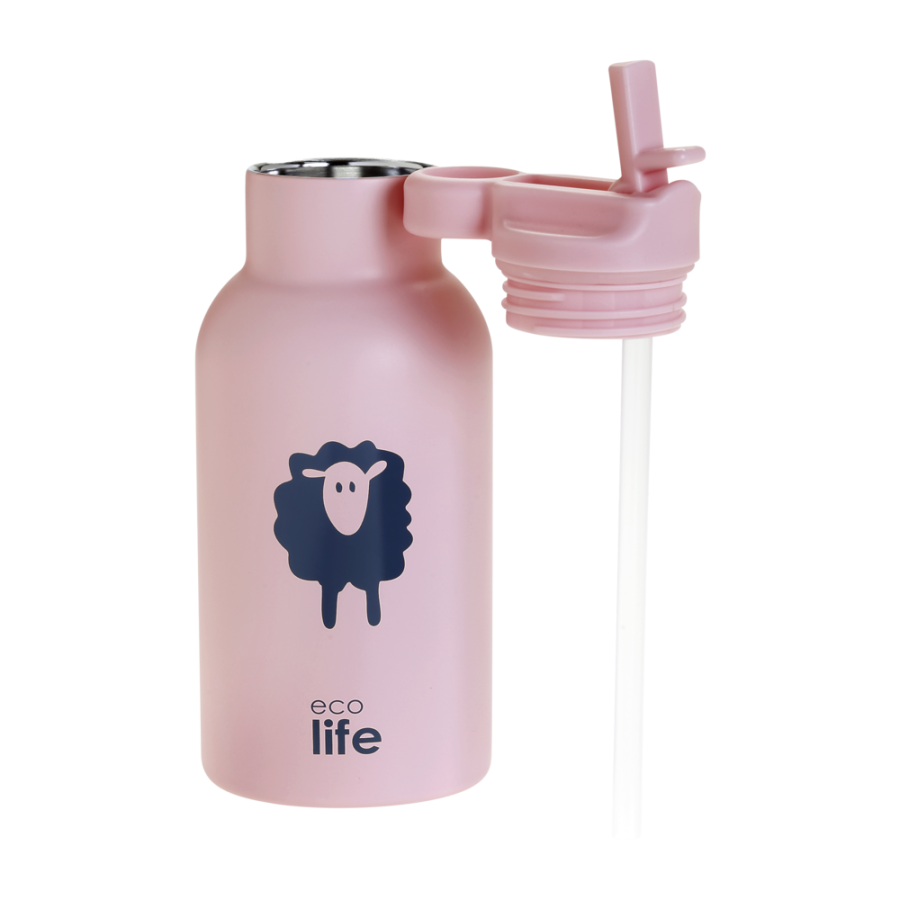 Ecolife Kids Ανοξείδωτο Παγούρι Θερμός 350ml Animals Sheep