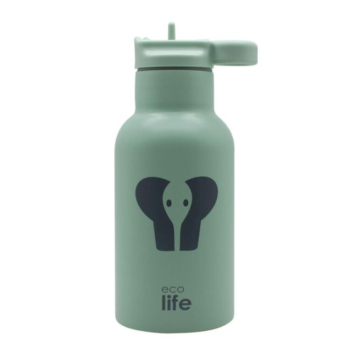 Ecolife Kids Ανοξείδωτο Παγούρι Θερμός 350ml Animals Elephant