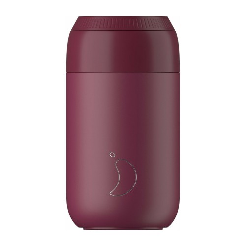 Chilly's Ανοξείδωτη Κούπα Θερμός Series 2 340ml Plum Red