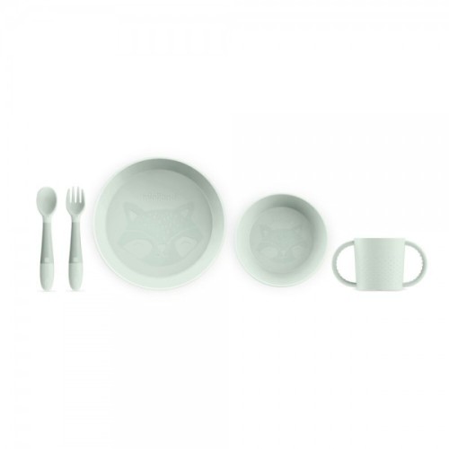 Miniland Βρεφικό Σετ Φαγητού Meal Set Round Mint