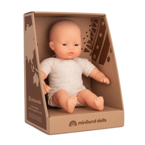 Miniland Παιδική Κούκλα Asian Soft Doll 32εκ.