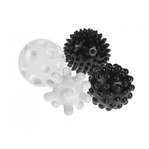 Tullo Αισθητηριακές Μπάλες Black & White Sensory Balls 4τμχ.