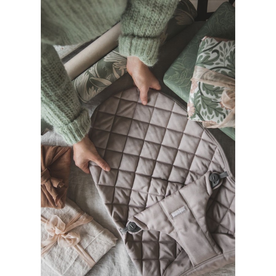 BabyBjörn Ανταλλακτικό Ύφασμα Ρηλάξ Bounce & Bliss Sand Grey Cotton