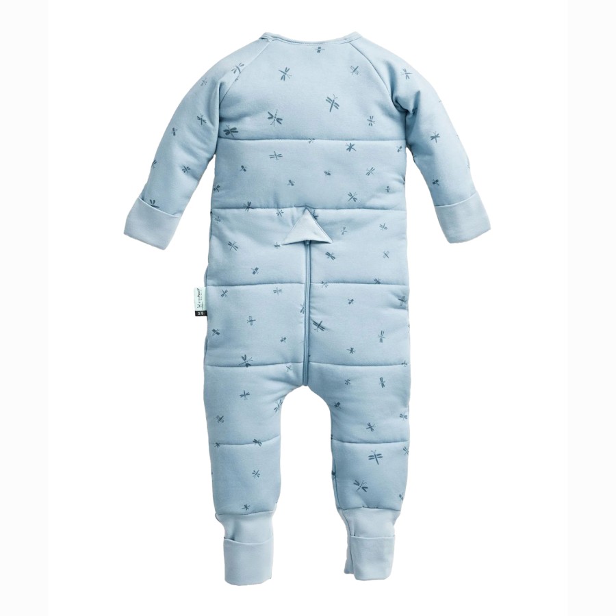 ergoPouch Yπνόσακος Οργανικός Sleep Onesie με Μακρύ Μανίκι Χειμωνιάτικος 2.5 Tog 4-5 Ετών Dragonflies