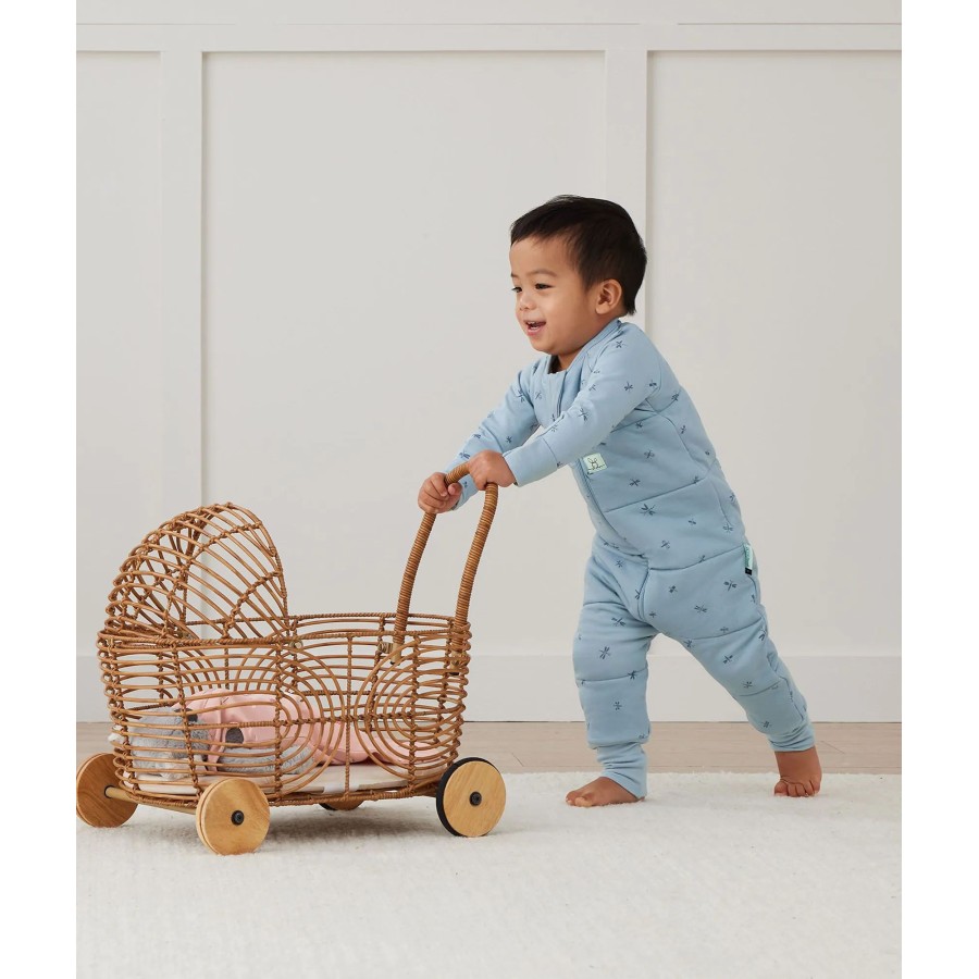 ergoPouch Yπνόσακος Οργανικός Sleep Onesie με Μακρύ Μανίκι Χειμωνιάτικος 2.5 Tog 4-5 Ετών Dragonflies
