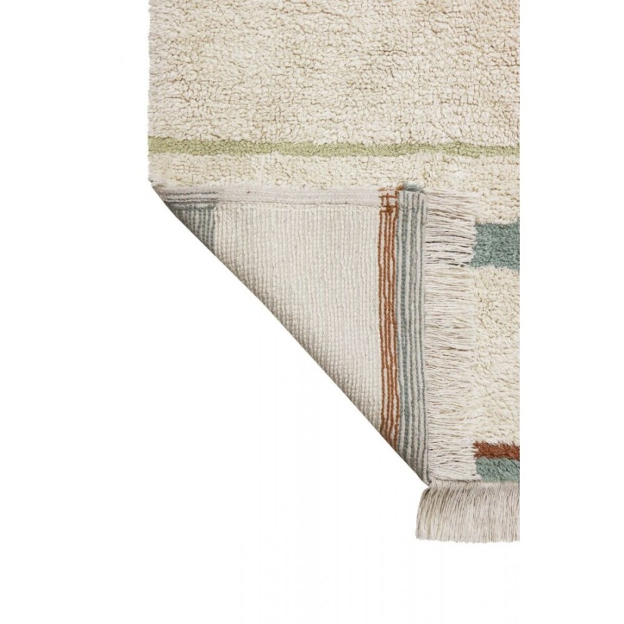 Lorena Canals Βαμβακερό Χαλί Δωματίου Lanes Vintage Blue 140x200εκ.