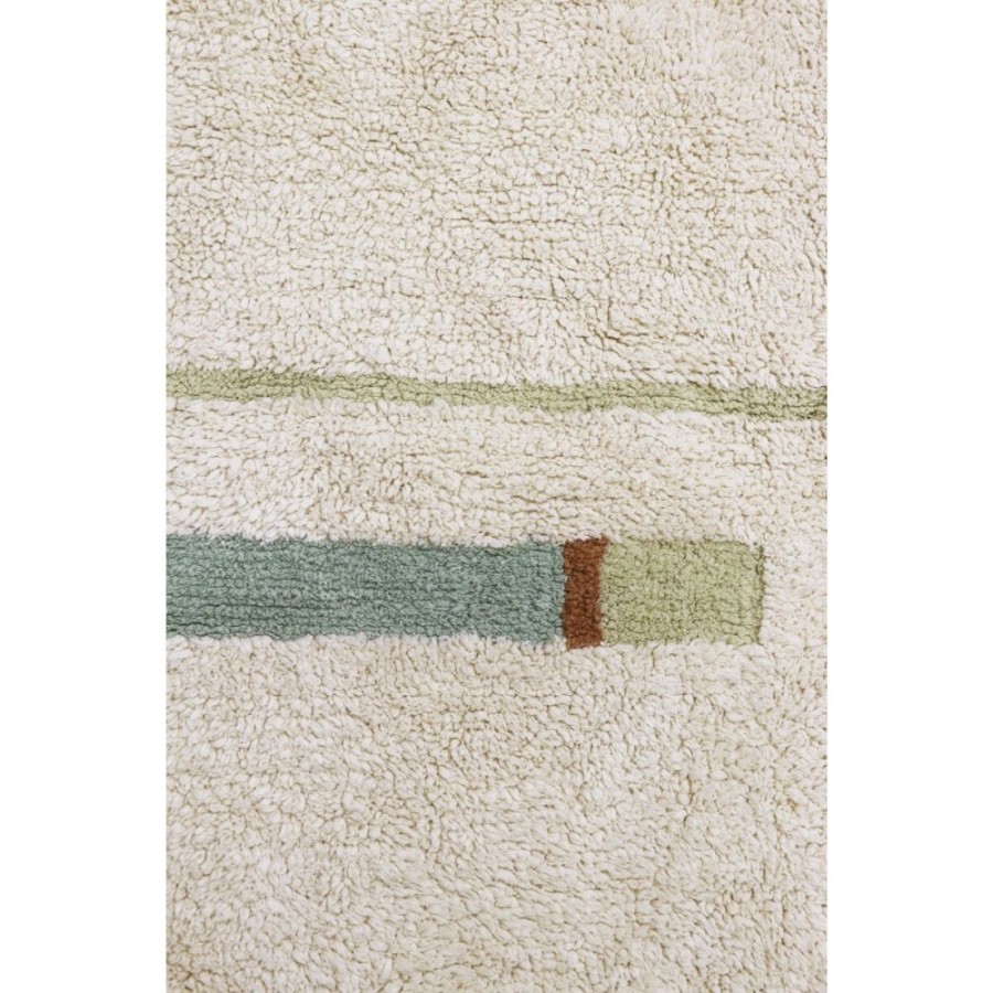 Lorena Canals Βαμβακερό Χαλί Δωματίου Lanes Vintage Blue 140x200εκ.