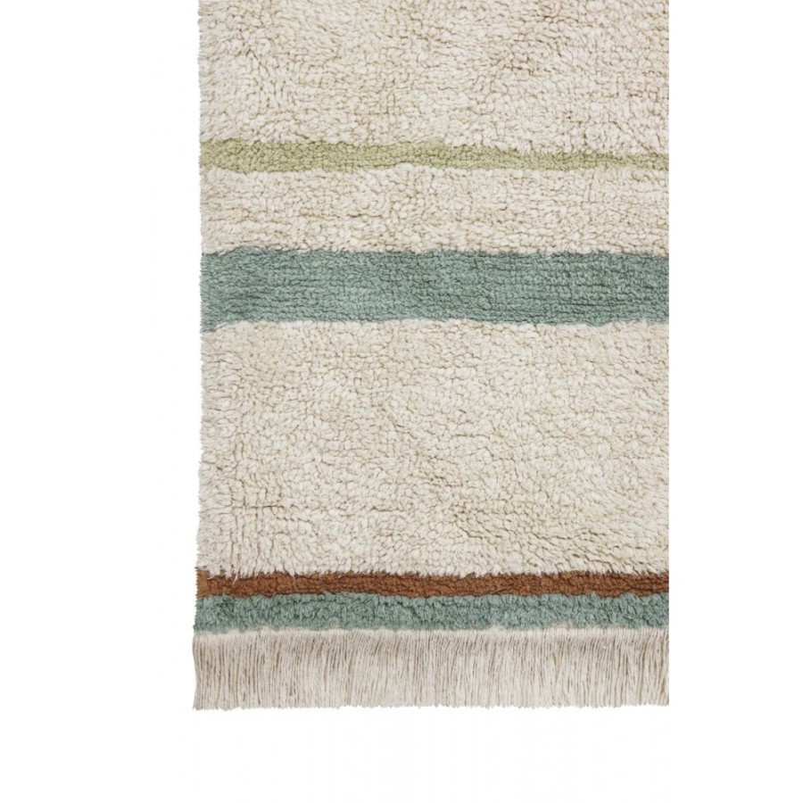 Lorena Canals Βαμβακερό Χαλί Δωματίου Lanes Vintage Blue 140x200εκ.
