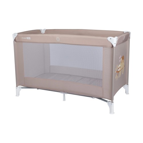 FreeON Παρκοκρέβατο Travel Cot Love Sloth Beige 120x60εκ., 44299