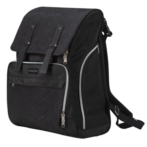 freeON Backpack Τσάντα Αλλαξιέρα Black 30x22x42εκ.