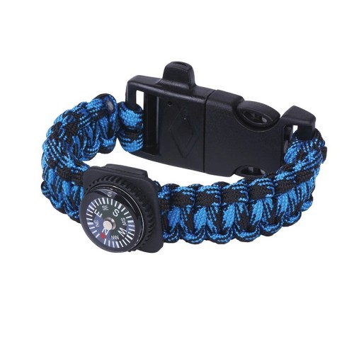 Moses Βραχιόλι Επιβιώσης Survival Armband Μπλε