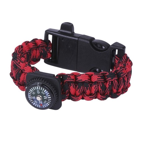 Moses Βραχιόλι Επιβιώσης Survival Armband Κόκκινο