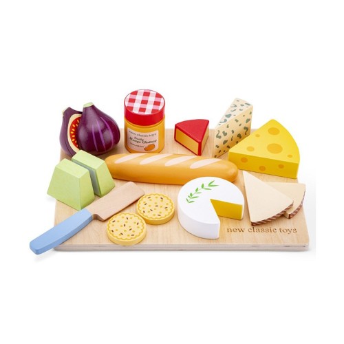 New Classic Toys Ξύλινο Παιδικό Σετ Τυριού Cheese Board