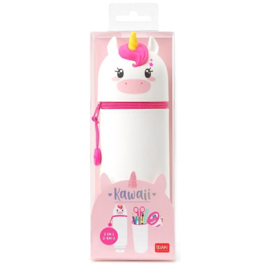Legami Milano Kawaii Κασετίνα Μολυβοθήκη Σιλικόνης 2 σε 1 Unicorn