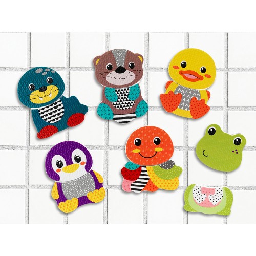 Infantino Παιχνίδι Μπάνιου Mix & Match Bath Sticker Pals 6τμχ.