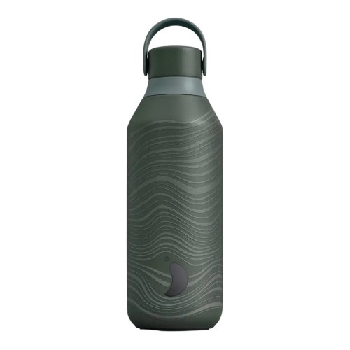 Chilly's Series 2 Ανοξείδωτο Μπουκάλι Θερμός Elements Wind Grey 500ml