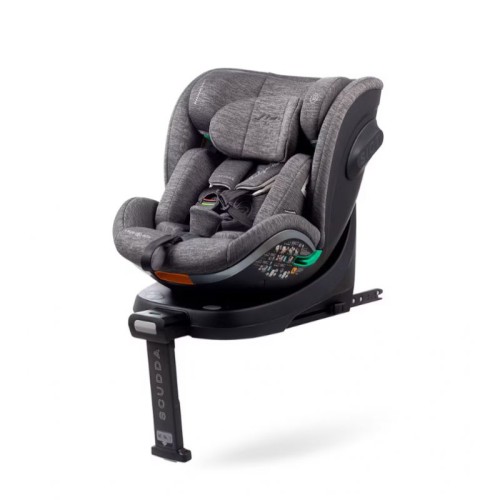 Babyauto Κάθισμα Αυτοκινήτου Scudda i-Size 360° 0-35kg Dobby Gray 40-150cm