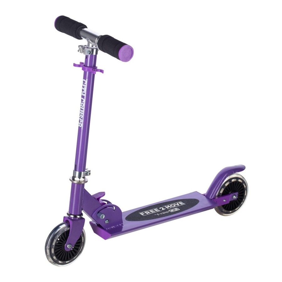 FreeON Free2Move Πατίνι Αναδιπλούμενο Scooter City Cruiser Δίτροχο Μαύρο