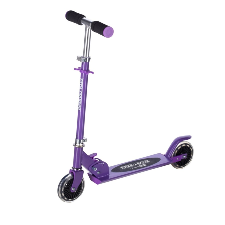 FreeON Free2Move Πατίνι Αναδιπλούμενο Scooter City Cruiser Δίτροχο Μαύρο