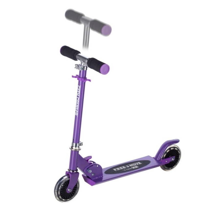 FreeON Free2Move Πατίνι Αναδιπλούμενο Scooter City Cruiser Δίτροχο Μαύρο