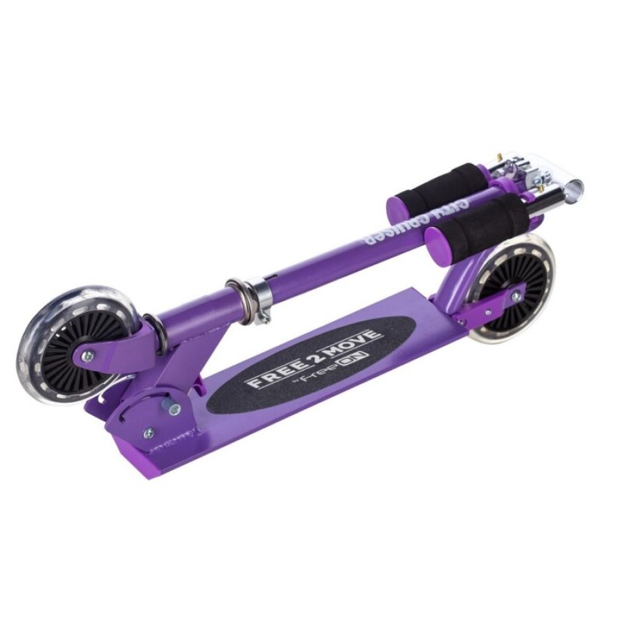 FreeON Free2Move Πατίνι Αναδιπλούμενο Scooter City Cruiser Δίτροχο Μαύρο