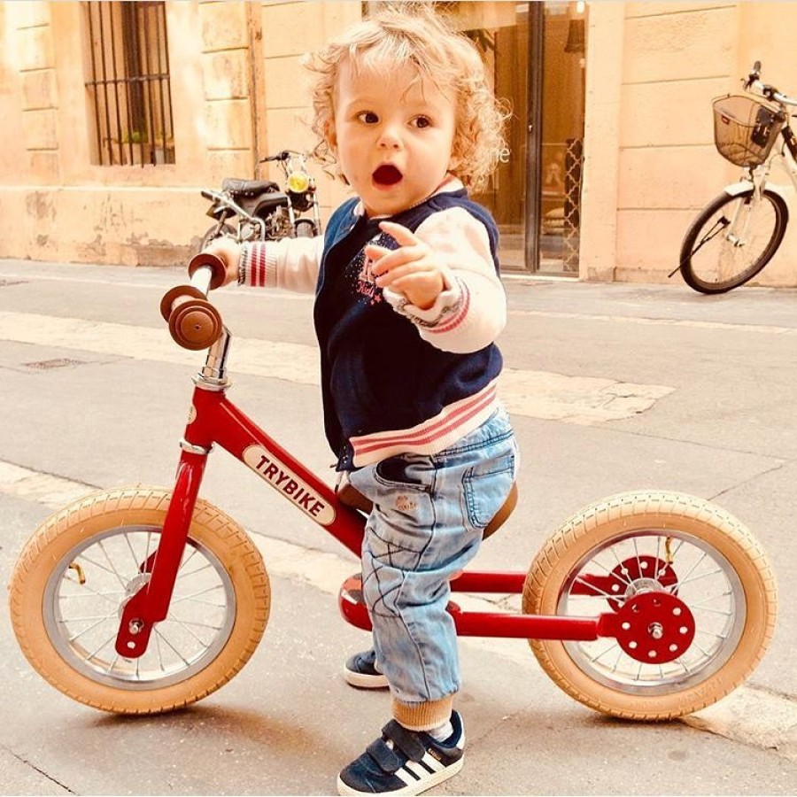 Trybike Παιδικό Ποδήλατο Ισορροπίας Vintage Κόκκινο