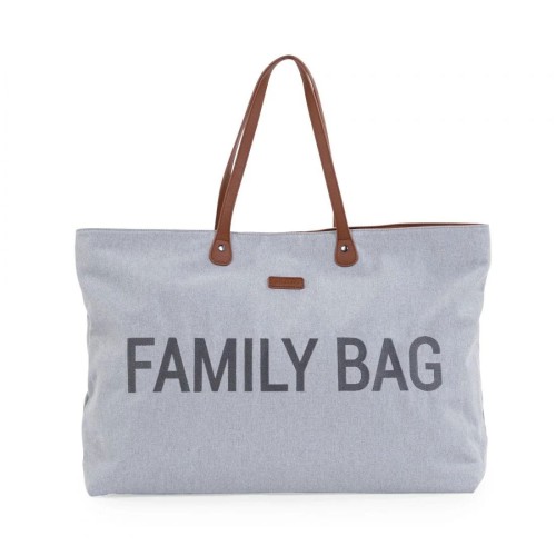 Childhome Τσάντα Αλλαγής Family Bag Canvas Grey