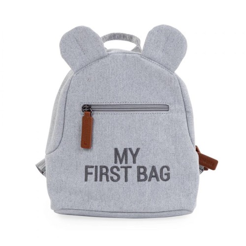 Childhome Παιδικό Σακίδιο Πλάτης My First Bag Canvas Grey