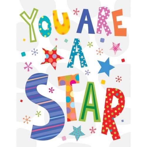 G & F Fun Creation Ευχετήρια Κάρτα You Are A Star 10,5x8cm