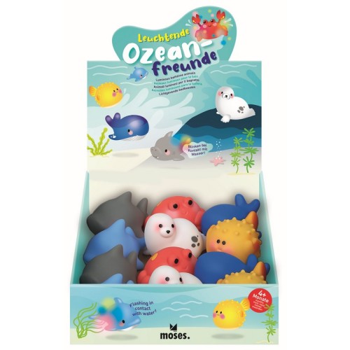 Moses Παιχνίδι Μπάνιου Ocean Friends με Φωτάκι LED