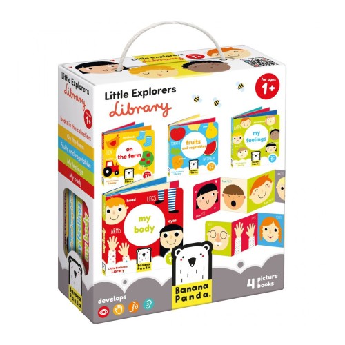 Banana Panda Παιδικά Βιβλία Little Explorers Library 4τμχ.