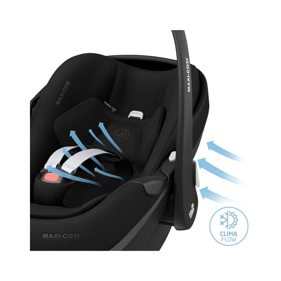 Maxi Cosi Κάθισμα Αυτοκινήτου 0-13kg Pebble 360 Pro² Essential Black-1