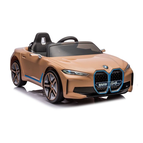 Ocie Ηλεκτροκίνητο Αυτοκίνητο BMW i4 12V 25W×2 με Φώτα, Ήχους & Μουσική Χρυσή