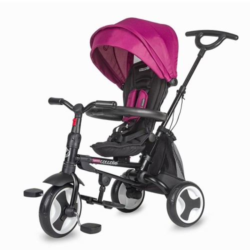 Coccolle Smart Baby Αναδιπλούμενο Τρίκυκλο Ποδήλατο Spectra Magenta