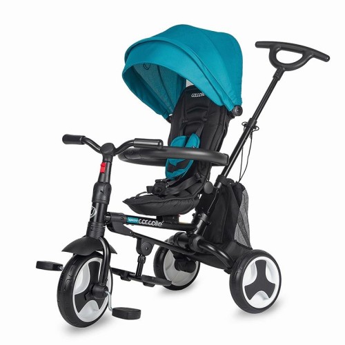 Coccolle Smart Baby Αναδιπλούμενο Τρίκυκλο Ποδήλατο Spectra Turquoise Tide