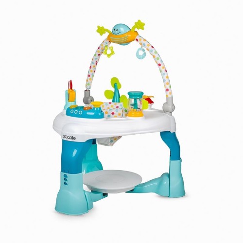 Coccolle Smart Baby TasyGo Βρεφικό Κέντρο Δραστηριοτήτων 2 σε 1 Turquoise Blue