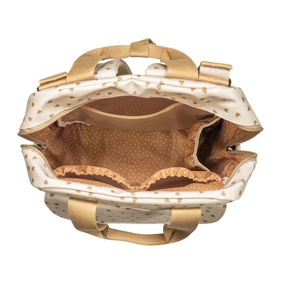 Walking Mum Τσάντα Αλλαξιέρα Backpack Poppy Cinnamon Hearts
