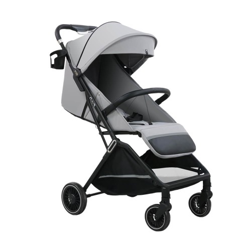 Bebe Stars Βρεφικό Καρότσι City Plus Automatic Ice Grey 194-186