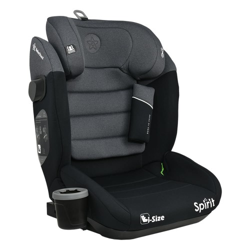 Bebe Stars Παιδικό Κάθισμα Αυτοκινήτου Spirit Isofix i-Size Steel Grey 100-150cm 945-186