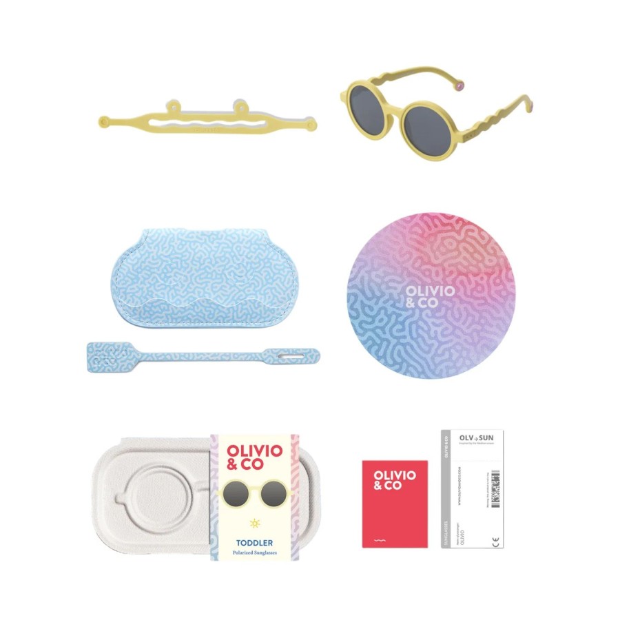 Olivio & Co Παιδικά Γυαλιά Ηλίου Στρογγυλά Coral Reef-Sun Coral 18-36 μηνών
