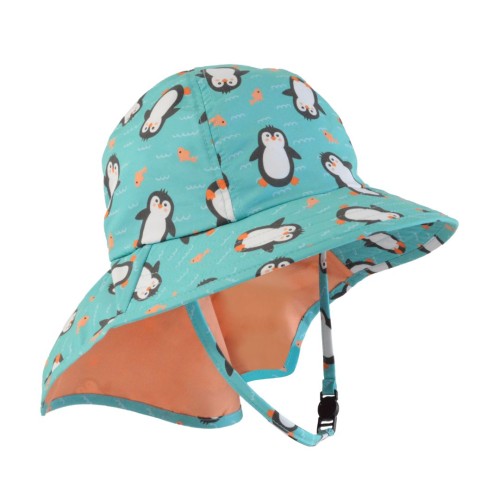 Zoocchini Παιδικό Καπέλο Cape Sunhat UPF50 Parker the Penguin